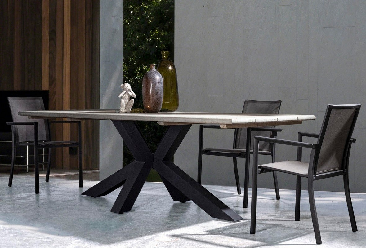 Sedia Impilabile Konnor Antracite 56.2x60x88 cm Bizzotto