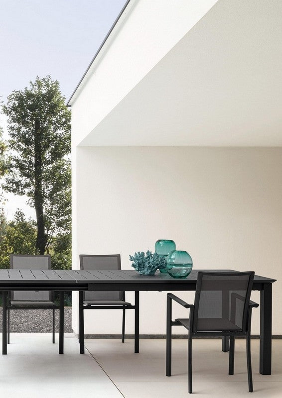 Sedia Impilabile Konnor Antracite 56.2x60x88 cm Bizzotto