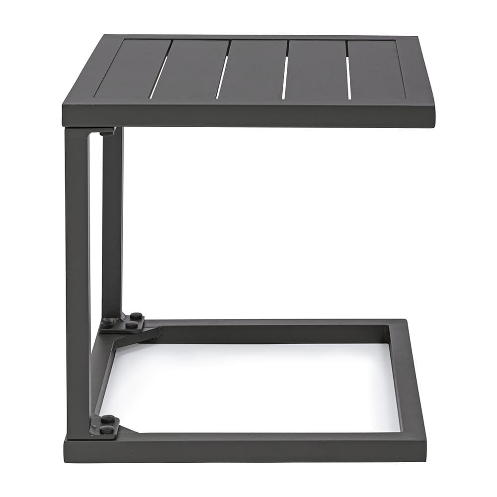 TAVOLINO BASSO HILDE ANTRACITE 40X40CM