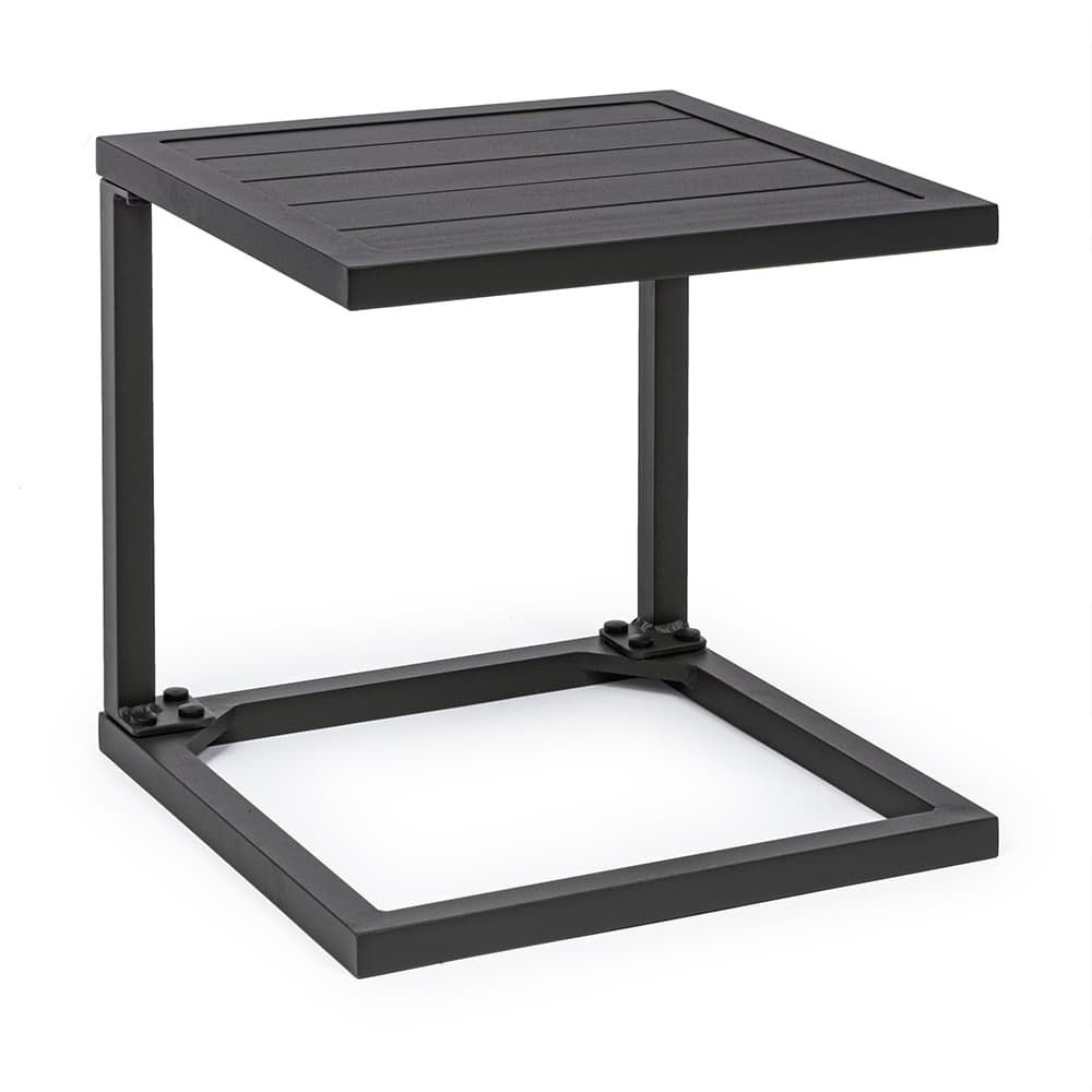 TAVOLINO BASSO HILDE ANTRACITE 40X40CM