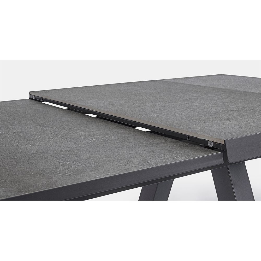 TAVOLO KRION ALLUNGABILE 205/265X100 ANTRACITE