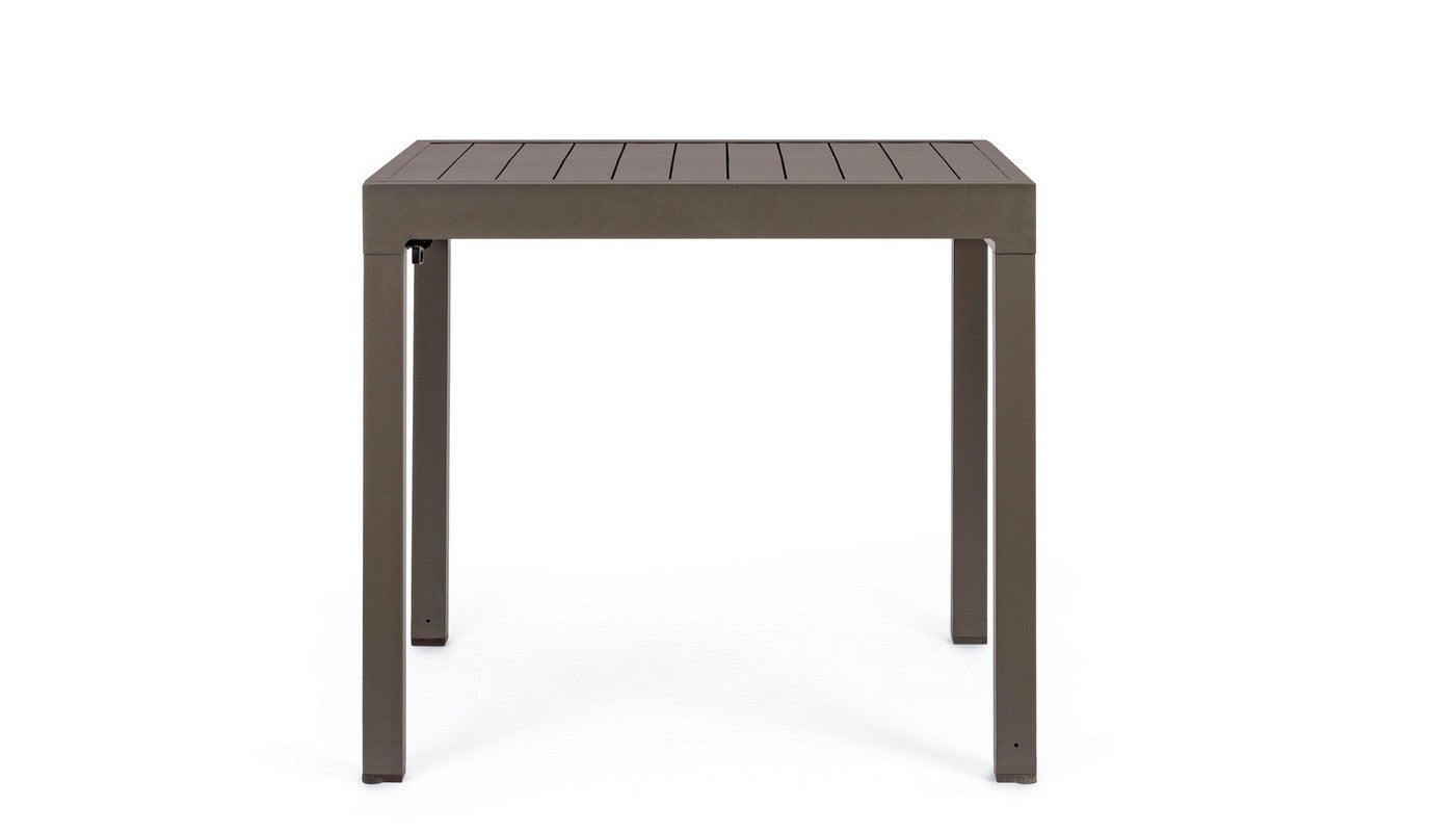 TAVOLO PELAGIUS ALLUNGABILE 83/166X80 MARRONE CAFFE'