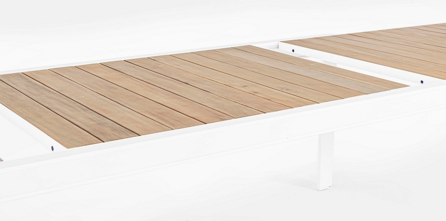 TAVOLO BELMAR ALLUNGABILE 100X220/340CM BIANCO