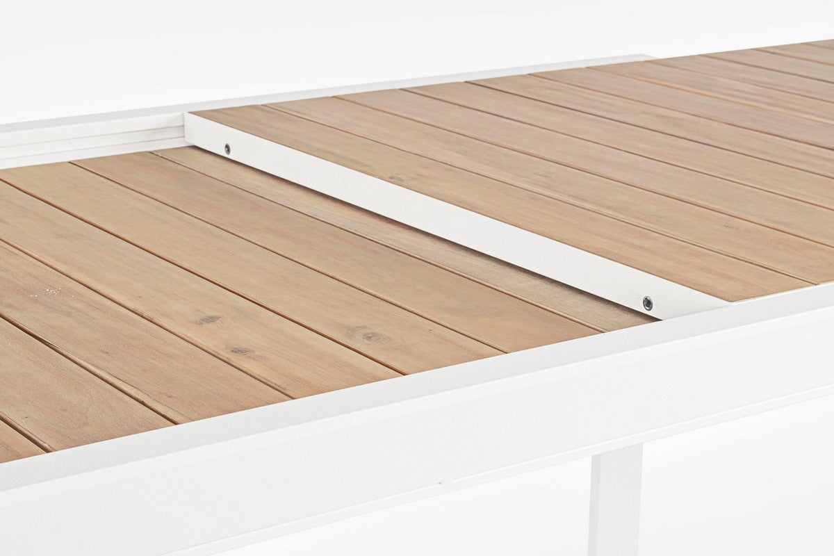 TAVOLO BELMAR ALLUNGABILE 100X220/340CM BIANCO