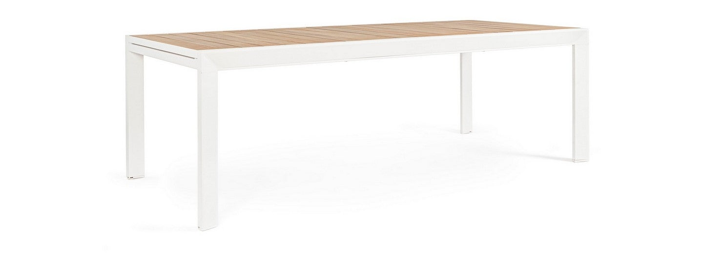 TAVOLO BELMAR ALLUNGABILE 100X220/340CM BIANCO