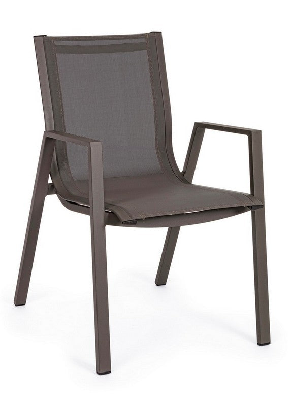 OFFERTA TAVOLO PELAGIUS ALLUNGABILE 135/270X90 MARRONE CAFFE'+4 POLTRONE PELAGIUS