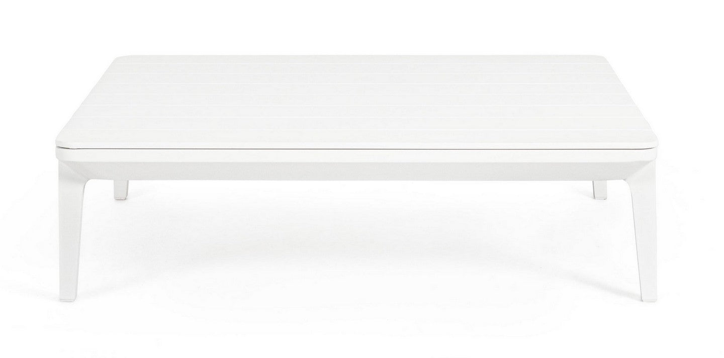 TAVOLINO IN ALLUMINIO BIANCO WG20 MATRIX 99X99CM
