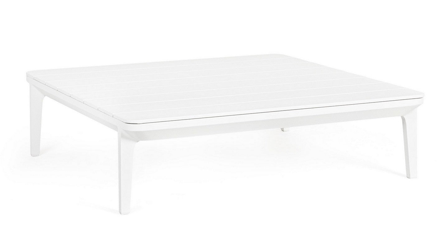 TAVOLINO IN ALLUMINIO BIANCO WG20 MATRIX 99X99CM
