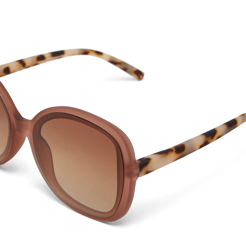OCCHIALE DA SOLE MODELLO ANNA BUTTERFLY ROSA HAVANA