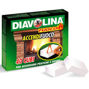 ACCENDIFUOCO 40 CUBETTI DIAVOLINA