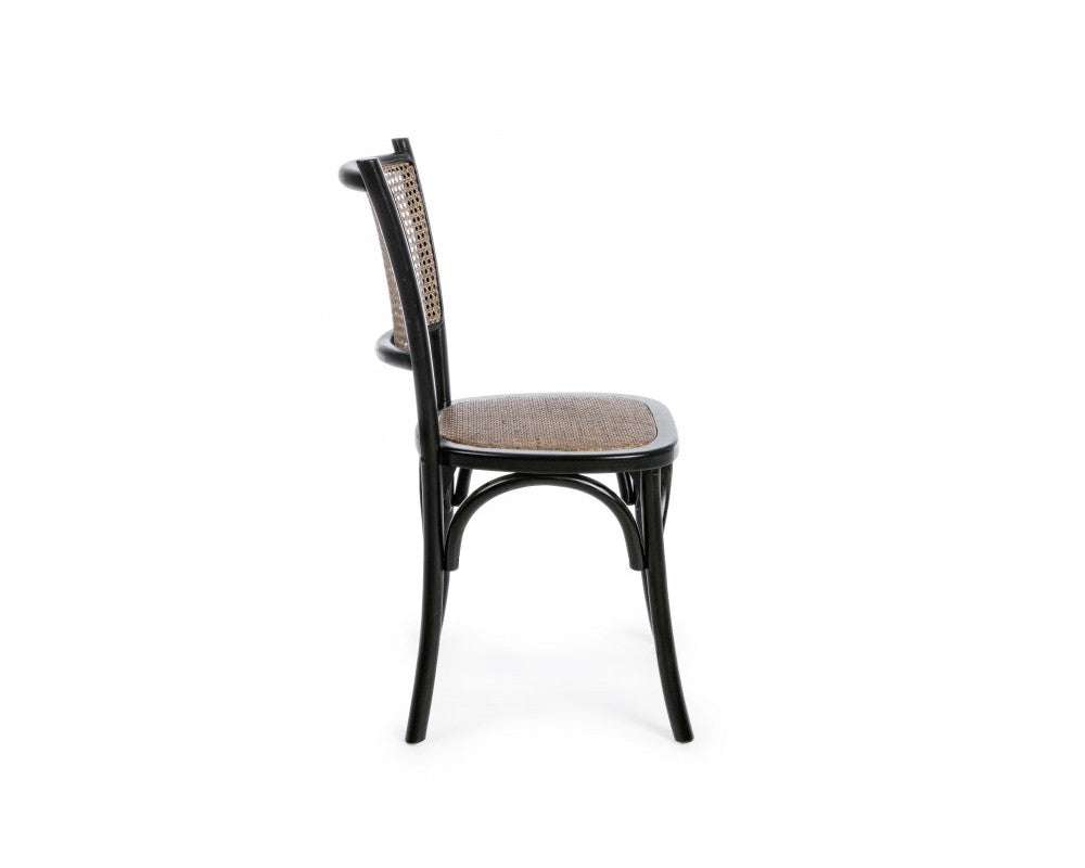 SEDIA CARREL NERA