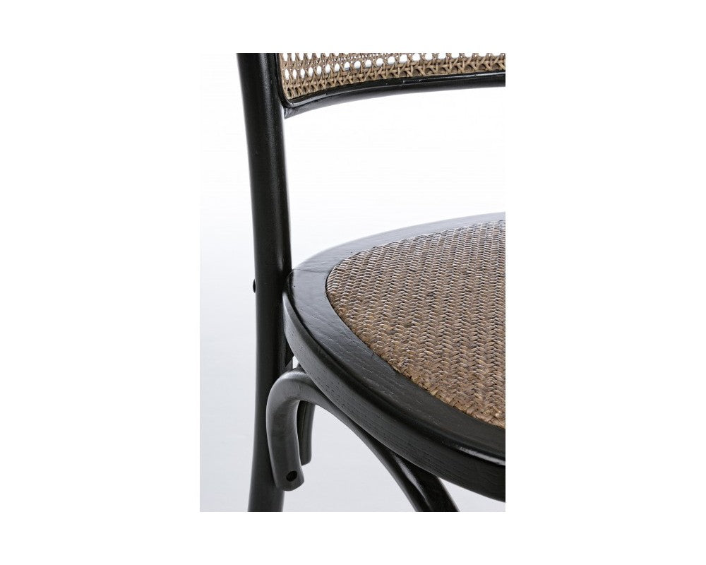 SEDIA CARREL NERA