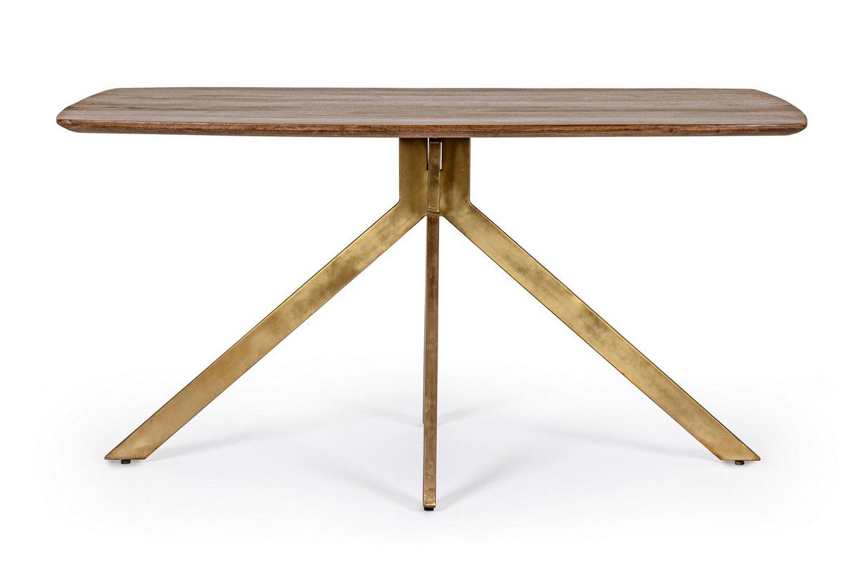 TAVOLO SHERMAN CON PIANO IN LEGNO 150X90CM
