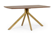 TAVOLO SHERMAN CON PIANO IN LEGNO 150X90CM