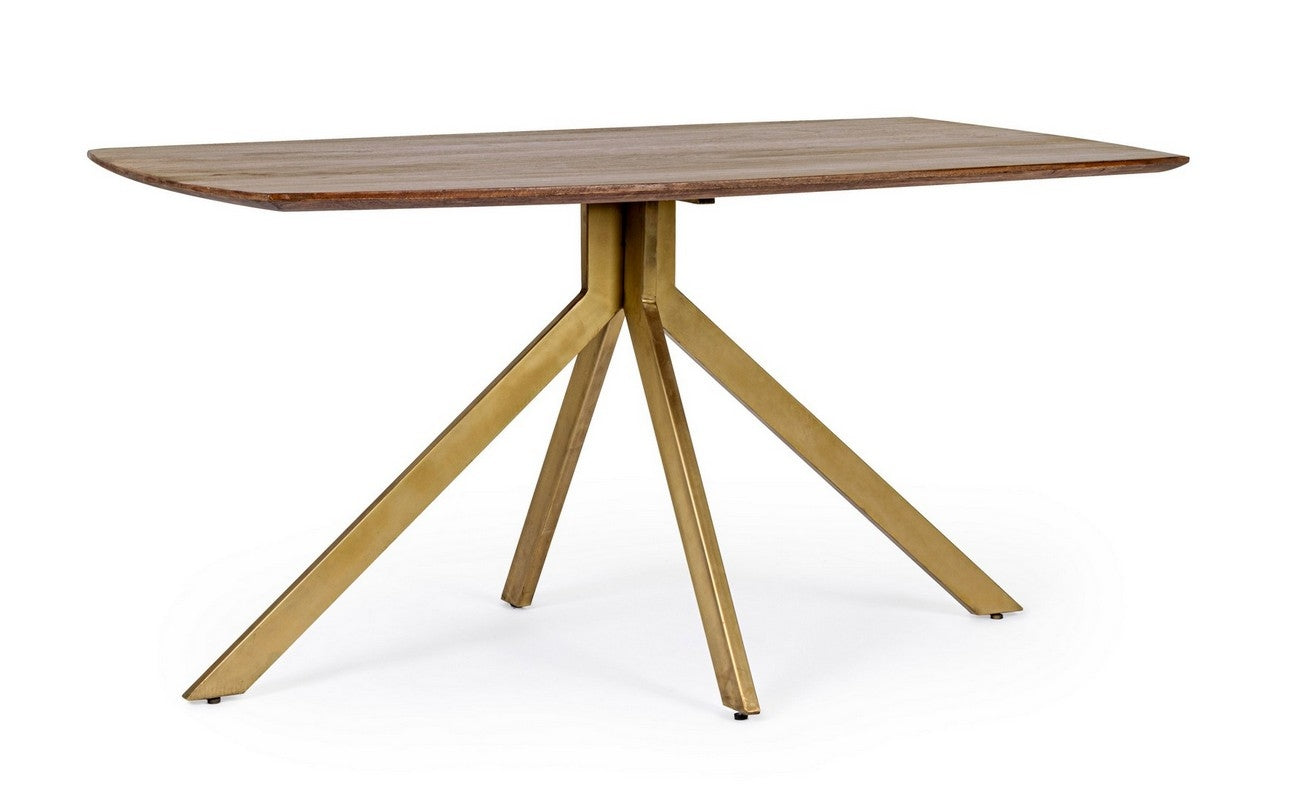 TAVOLO SHERMAN CON PIANO IN LEGNO 150X90CM