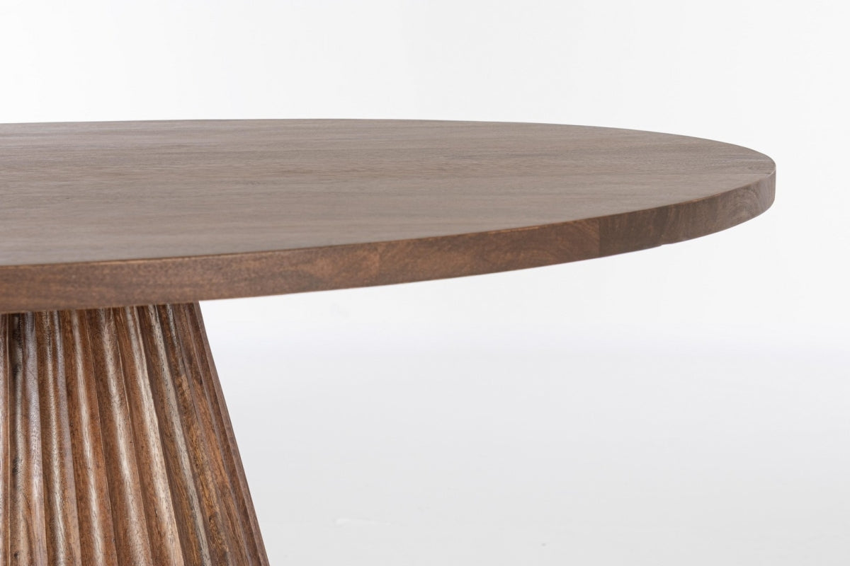 TAVOLO IN LEGNO NATURALE D120 - ORISSA