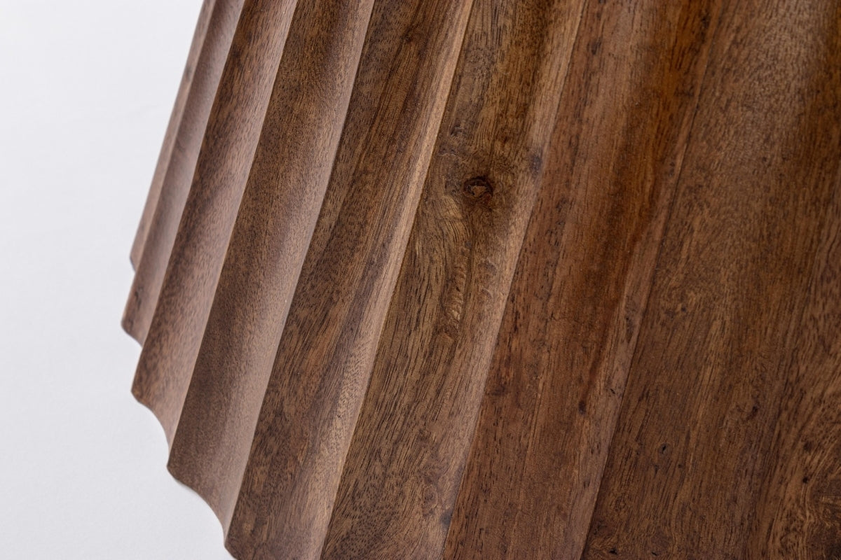 TAVOLO IN LEGNO NATURALE D120 - ORISSA