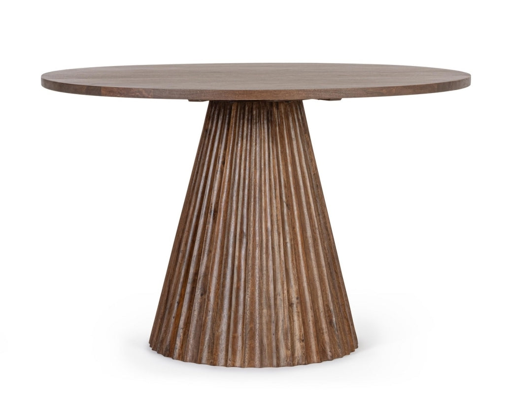 TAVOLO IN LEGNO NATURALE D120 - ORISSA