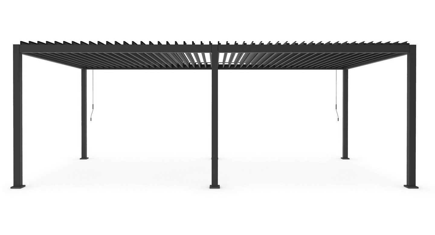 GAZEBO PERGOLA BIOCLIMATICA OCEAN 3.6X7.2 ANTRACITE