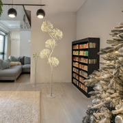 ALBERO RAMO BIANCO CON 5 SFERE H170CM MICROLED