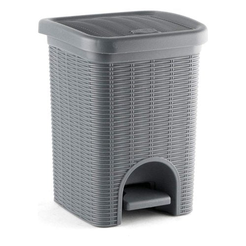 PATTUMIERA BAGNO ELEGANCE 6LT GRIGIO ARDESIA