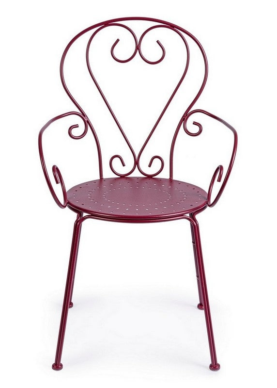 OFFERTA TAVOLO ETIENNE Ø70CM +2 POLTRONE ETIENNE BORDEAUX