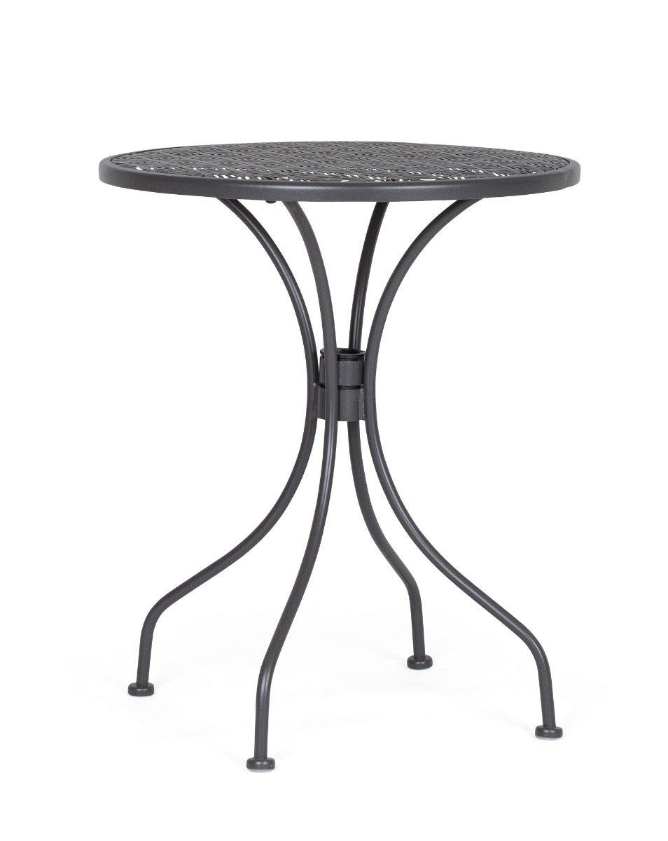 TAVOLO DA GIARDINO LIZETTE ANTRACITE 60CM