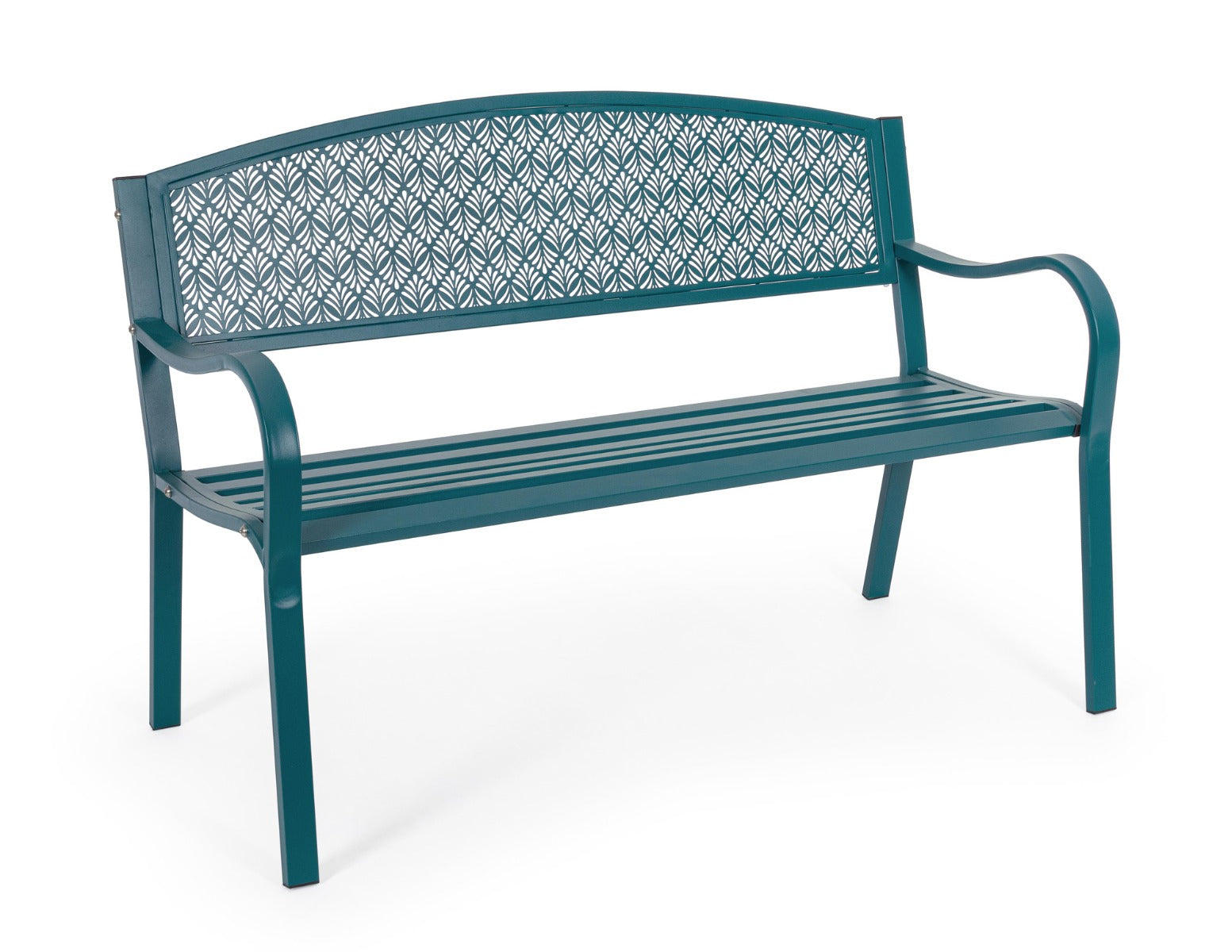 PANCA LIZETTE BLU OCEAN 123X55XH84CM