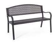 PANCA LIZETTE ANTRACITE 123X55XH84CM