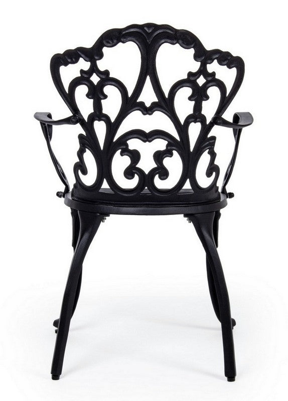 SEDIA CON BRACCIOLI ANTRACITE VICTORIA