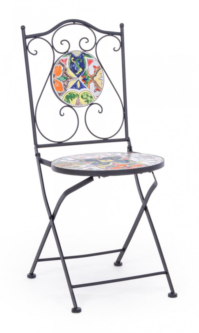 SET BISTROT PALOMA TAVOLO 60CM + 2 SEDIE
