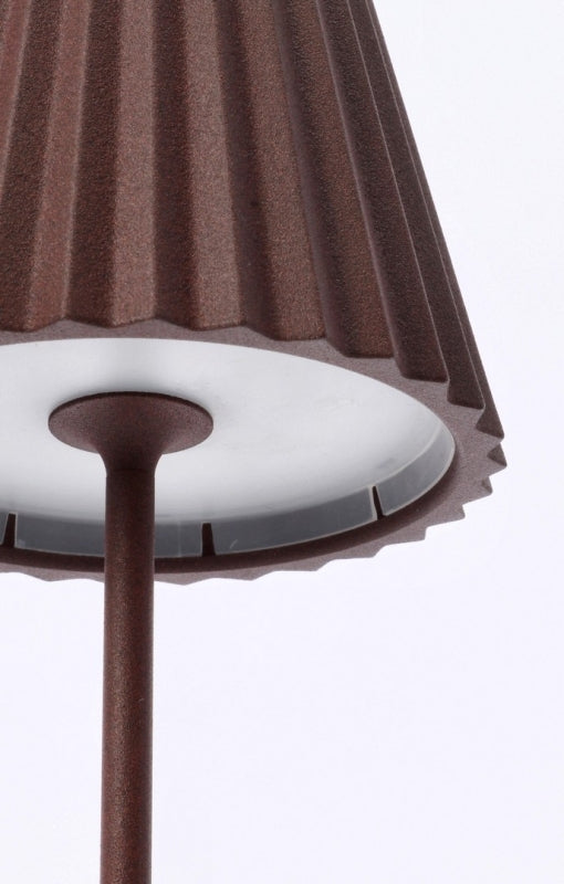 LAMPADA DA TAVOLO LED ARTIKA MARRONE H36CM