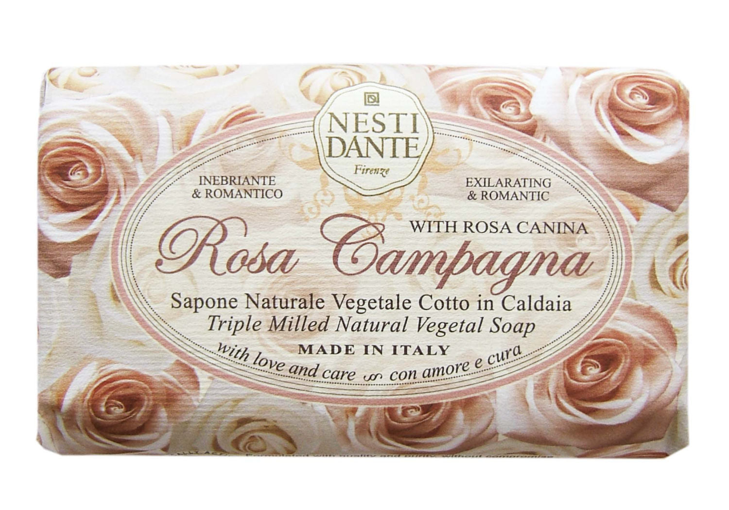 SAPONE VEGETALE ROSA CAMPAGNA 150GR