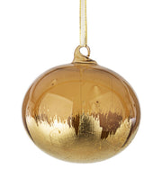 PALLINA IN VETRO ORO 12CM
