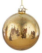 PALLINA IN VETRO ORO 10CM