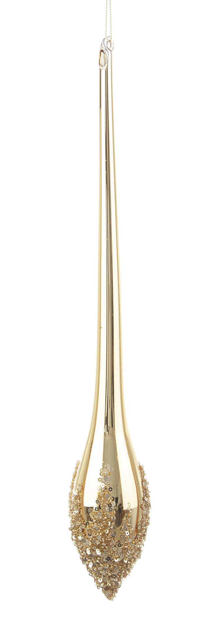 PENDENTE A GOCCIA  TRIUMPH ORO Ø5,2X40HCM