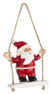 PENDENTE CON BABBO NATALE SU ALTALENA