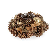 PORTACANDELA LILIBETH ORO 19CM