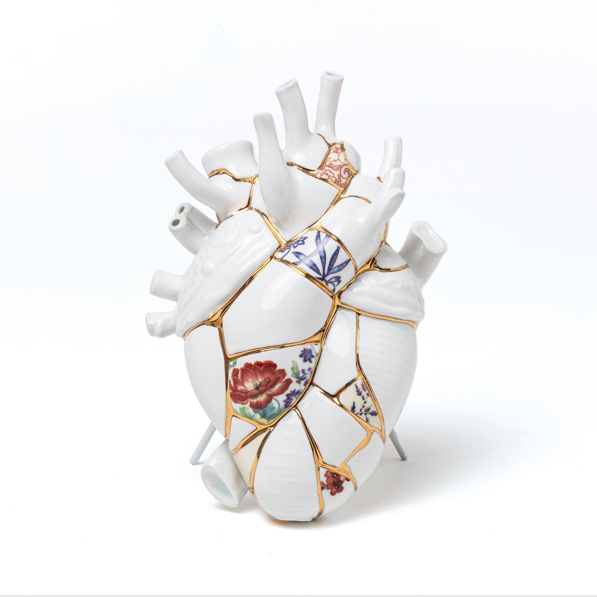 Vaso Decorativo Love in Bloom Kintsugi Cm165x9 h25 SELETTI