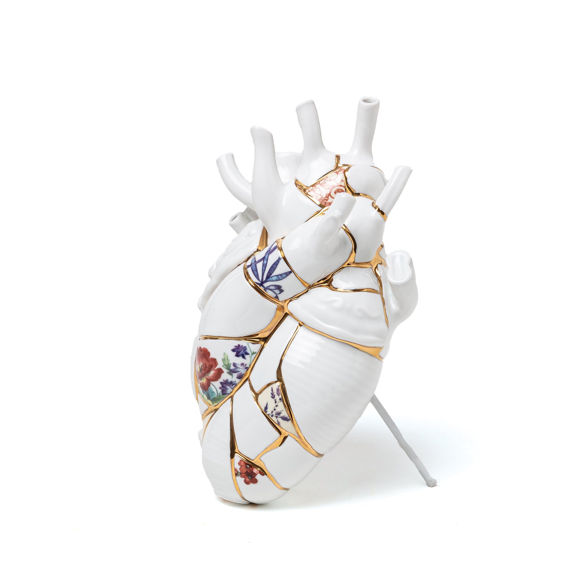 Vaso Decorativo Love in Bloom Kintsugi Cm165x9 h25 SELETTI