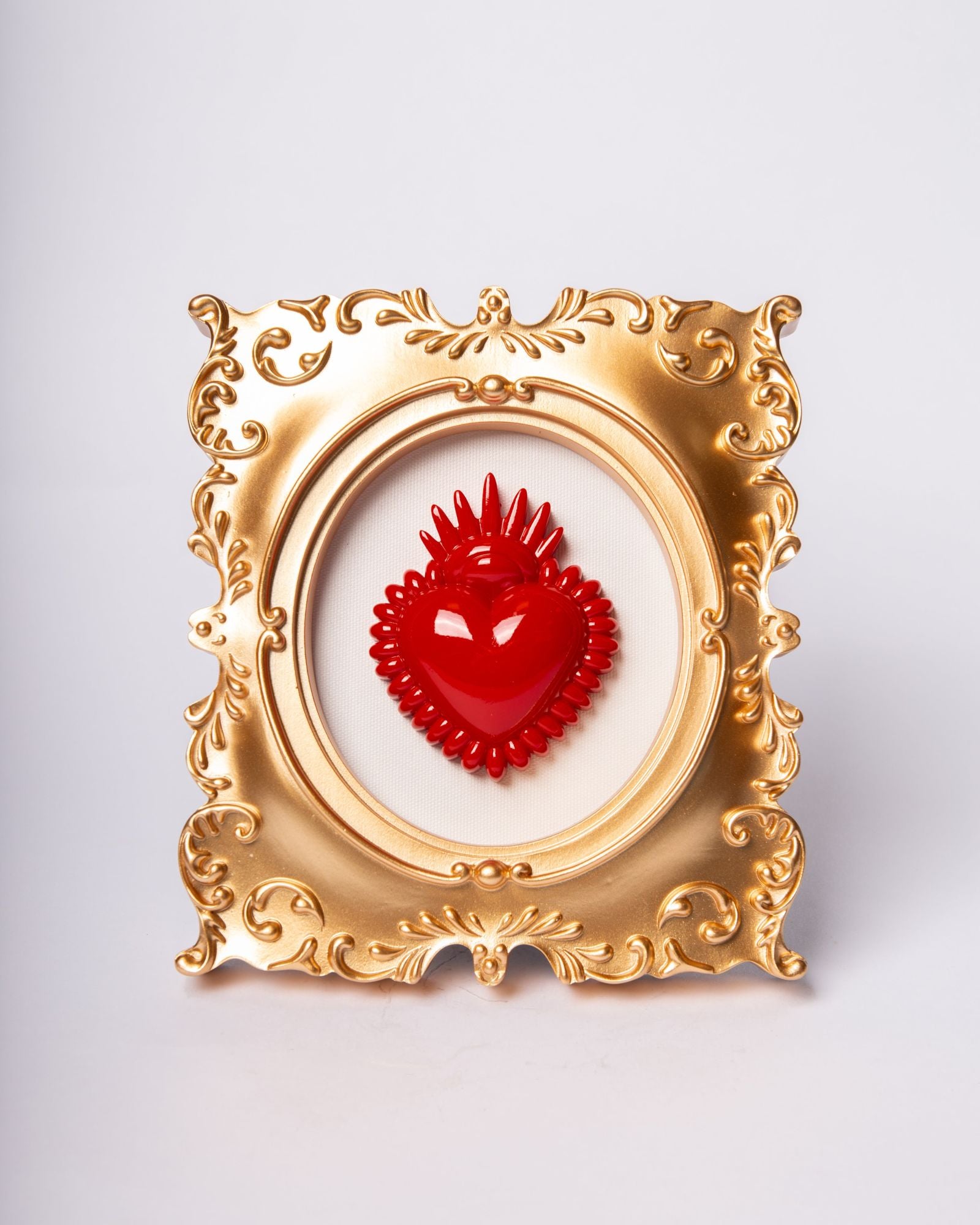 BLOGO Quadro Cuore Rosso 18,5xH21cm
