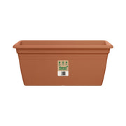 VASO FIORIERA MEDITERRAN TERRACE TROUGH 80CM TERRACOTTA
