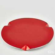 PIATTO TRIPODE D.32 ROSSO