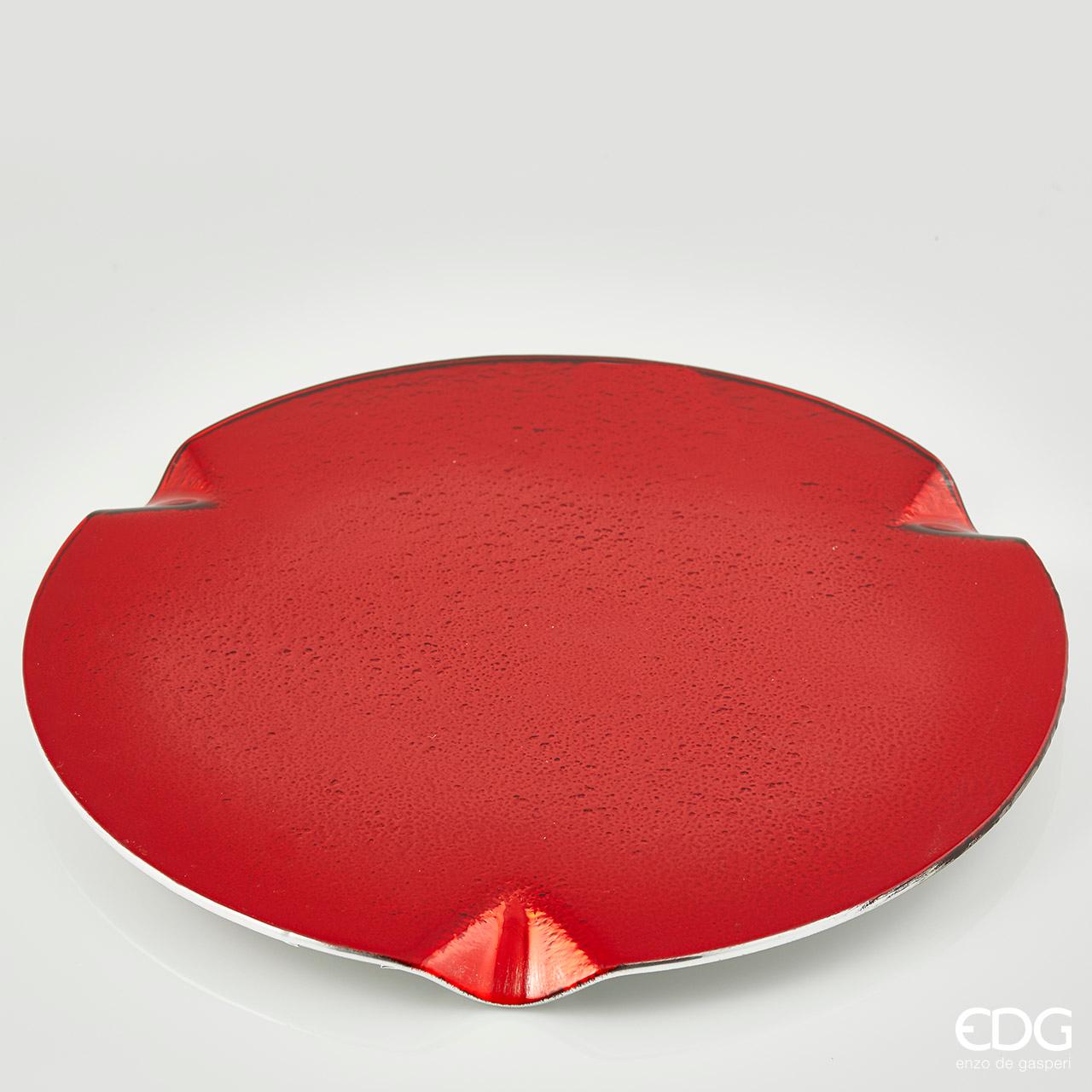 PIATTO TRIPODE D.32 ROSSO