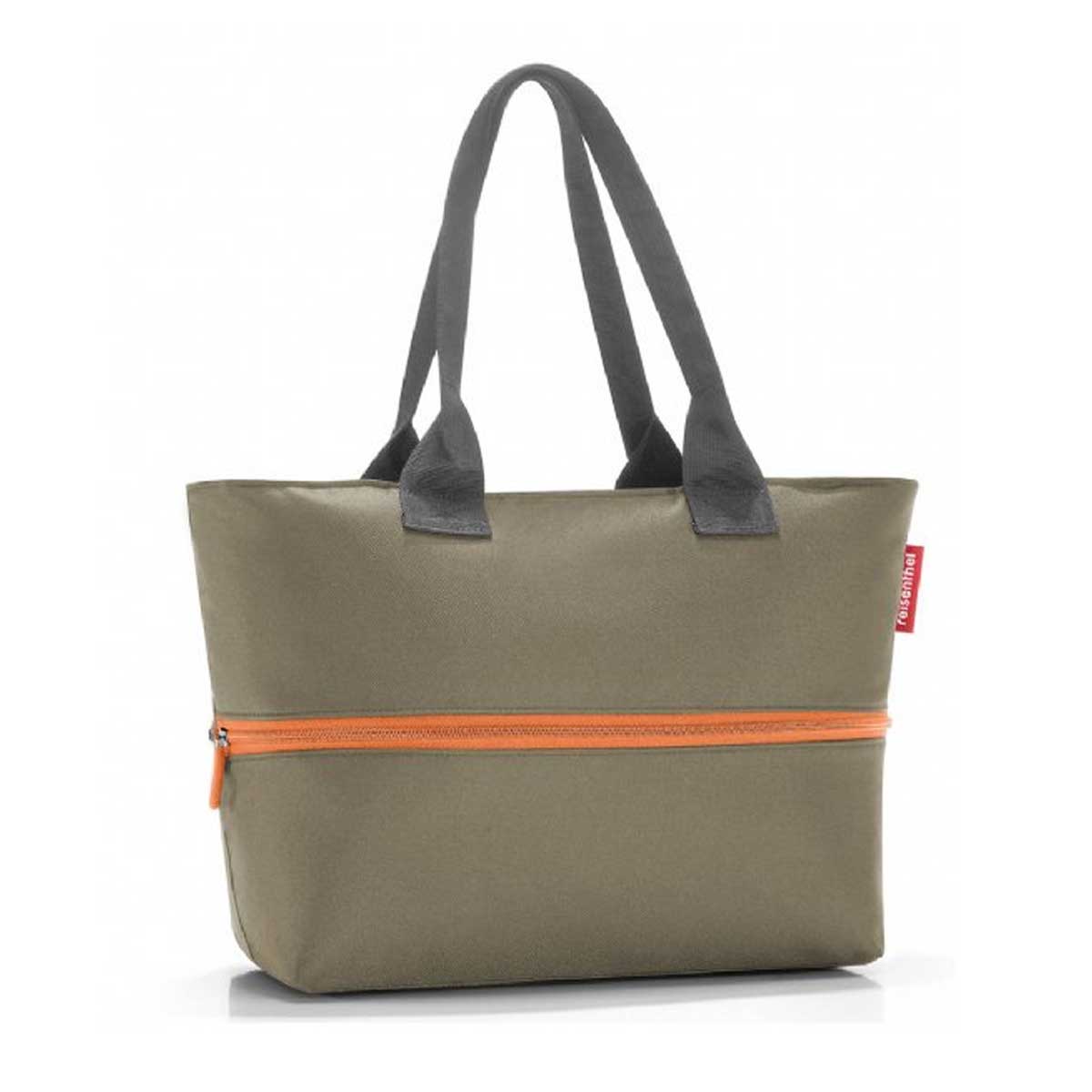 BORSA SHOPPER E1 OLIVE GREEN