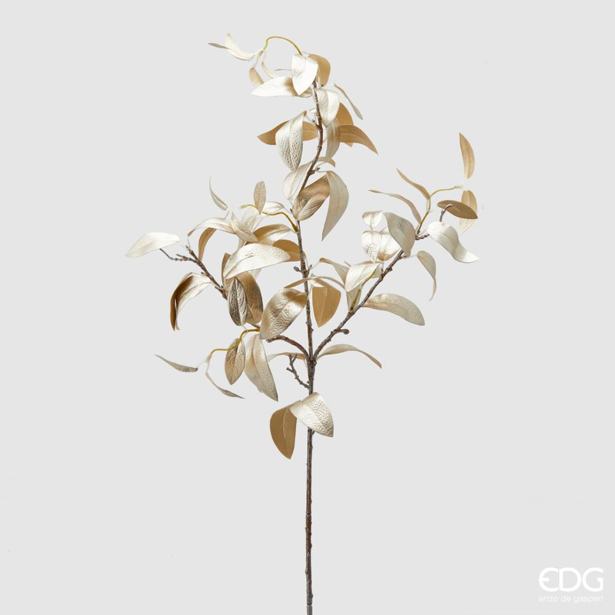 DECORAZIONE NATALIZIA, RAMO DI ULIVO, H86CM, COLORE CHAMPAGNE