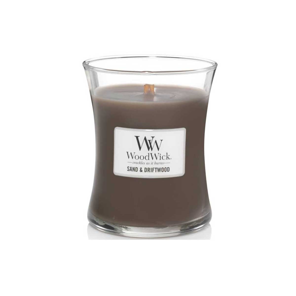 CANDELA CLESSIDRA MEDIA MEDIUM JAR SAND&DRIFTWOOD