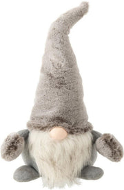 Babbo Natale 23x29x50 cm Grigio/Bianco