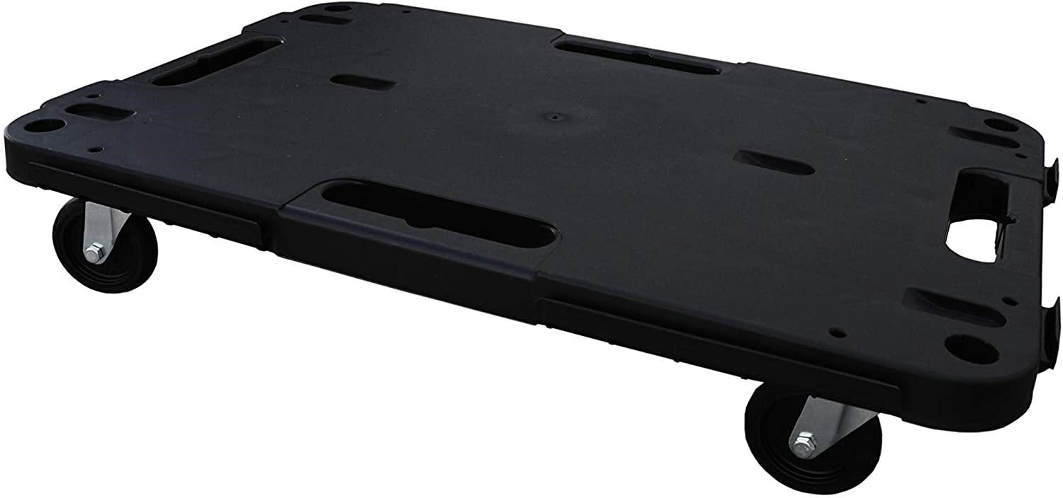 CARRELLO A PIANALE DOLLY 38X58 CM NERO