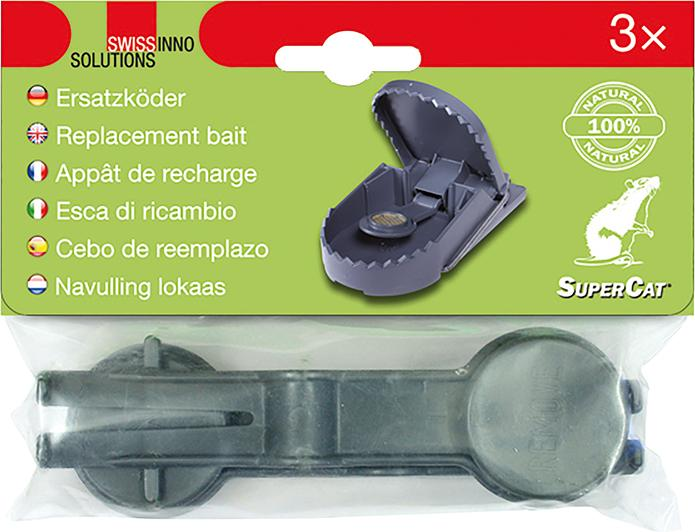 ESCA DI RICAMBIO 3PZ PER TRAPPOLA PER TOPI SUPERCAT